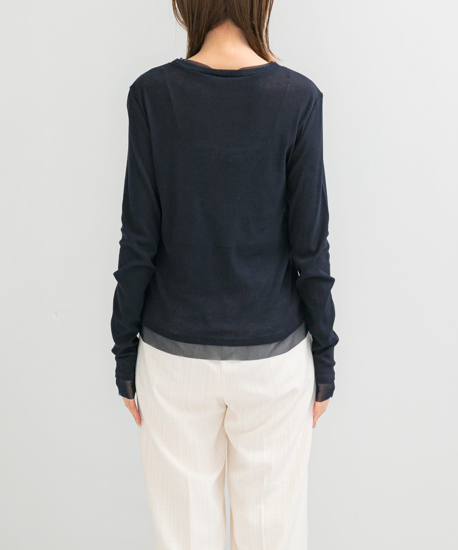 URBAN RESEARCH ROSSO「シアードッキングカットソー」|Tシャツ・カットソー|