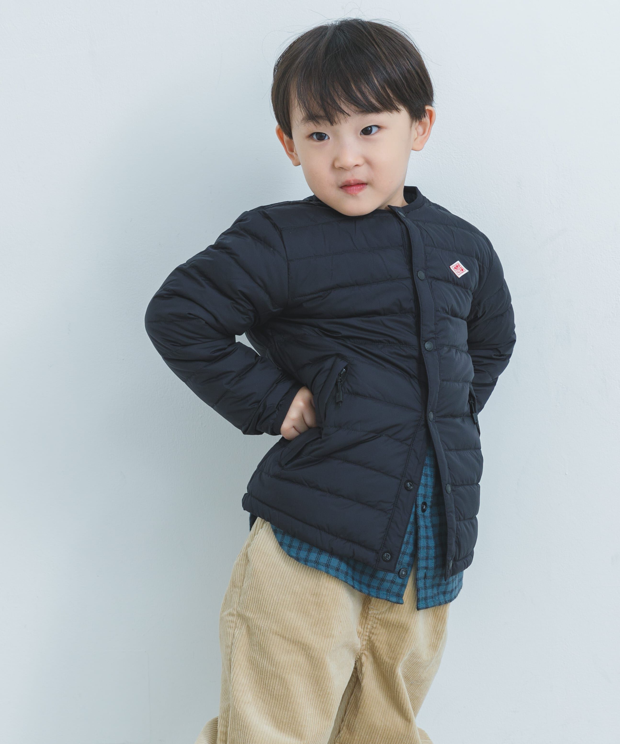 URBAN RESEARCH DOORS「DANTON　INNER DOWN CREW-NECK JACKET(KIDS)」|その他|ブラック