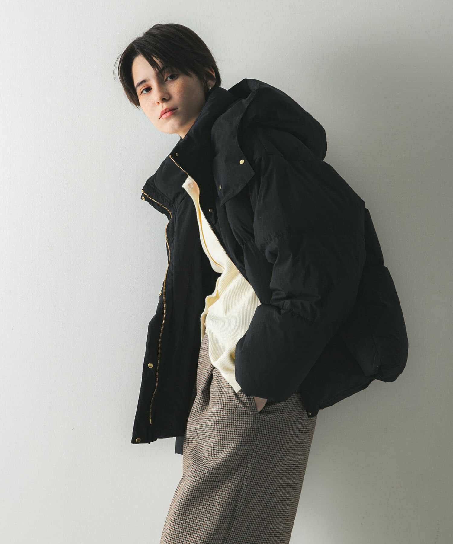 URBAN RESEARCH「2WAYフーデットダウンコート」|ダウン|