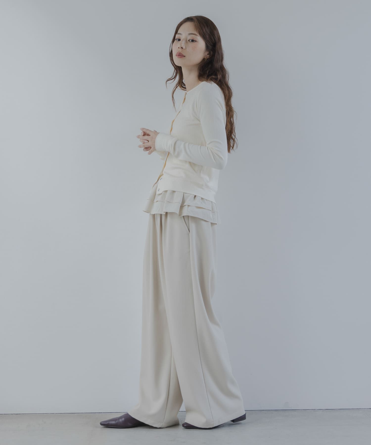 Sonny Label 「『WEB限定』裾フリルカットアンサンブル」|Tシャツ・カットソー|