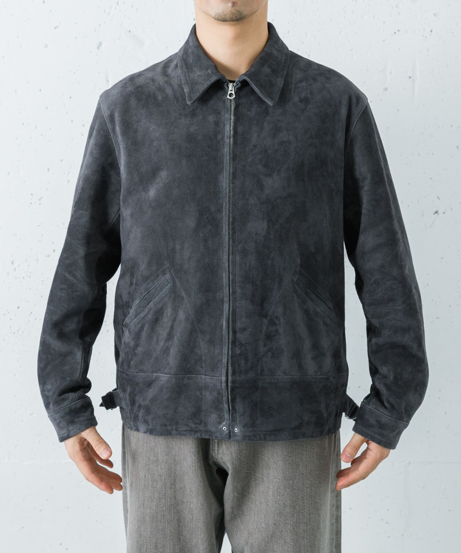 URBAN RESEARCH「GOAT SUEDE SPORTS JACKET」|ブルゾン・スタジャン|