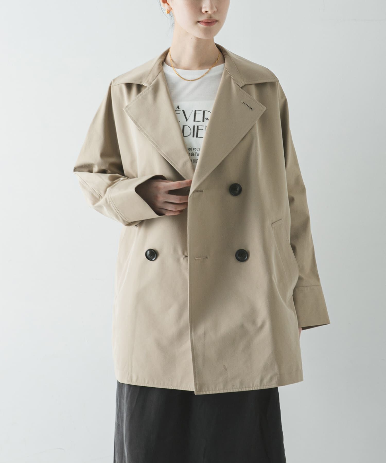 URBAN RESEARCH「TICCA　MINI テントトレンチコート」|トレンチコート|