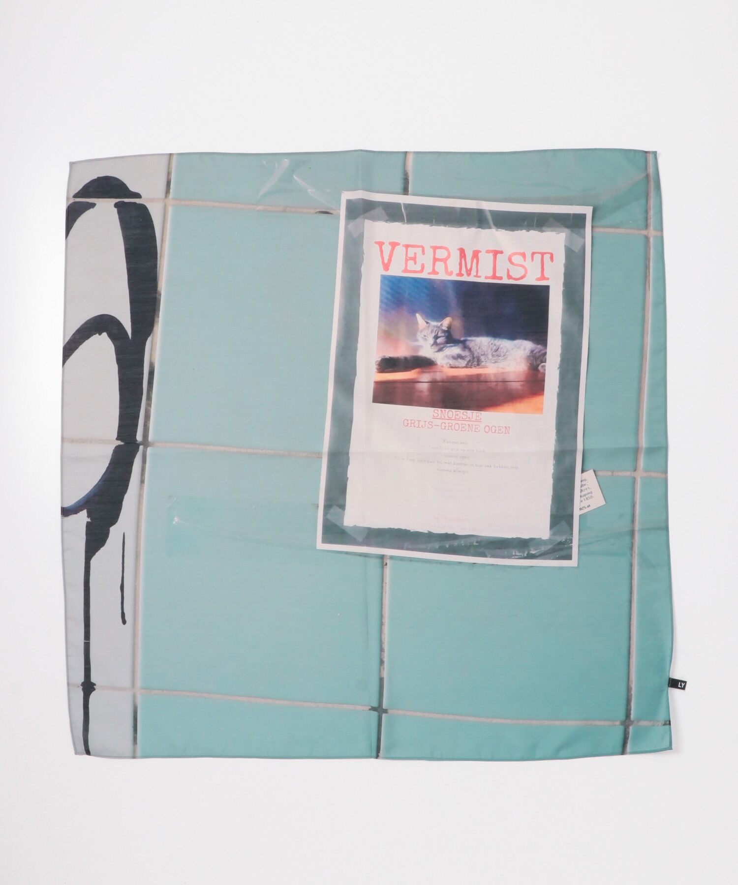 URBAN RESEARCH DOORS「LY　POSTCARD SCARF」|その他|ブルー系その他