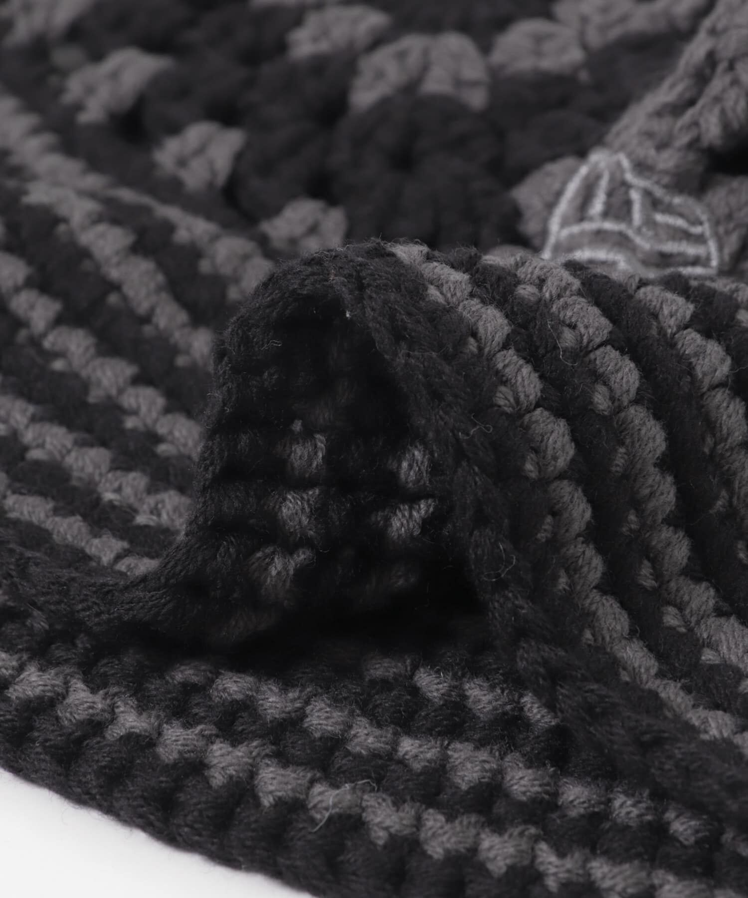 Sonny Label 「New Era　CROCHET KNIT DGRY BLK」|ハット|