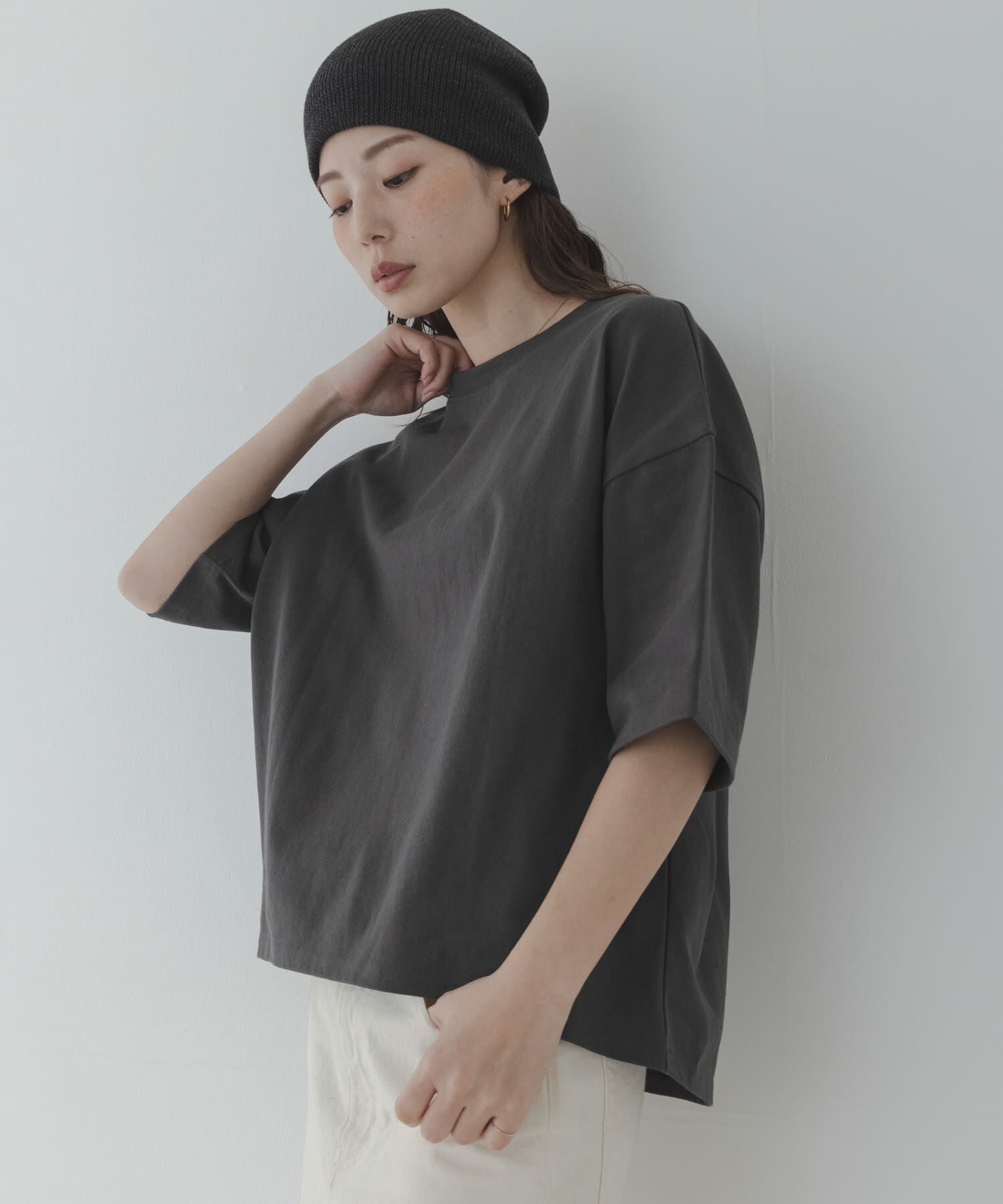 Sonny Label 「コットンハーフスリーブプルオーバー」|Tシャツ・カットソー|