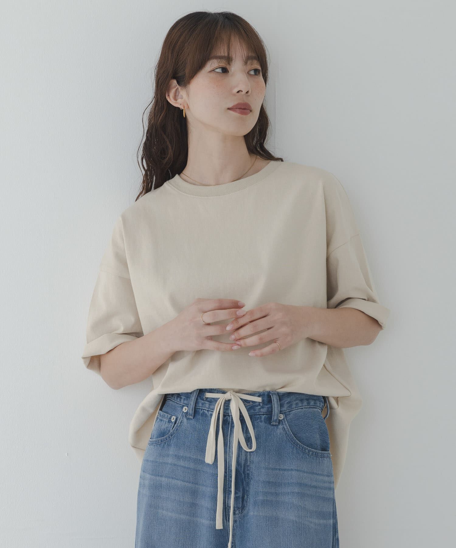 Sonny Label 「コットンハーフスリーブプルオーバー」|Tシャツ・カットソー|