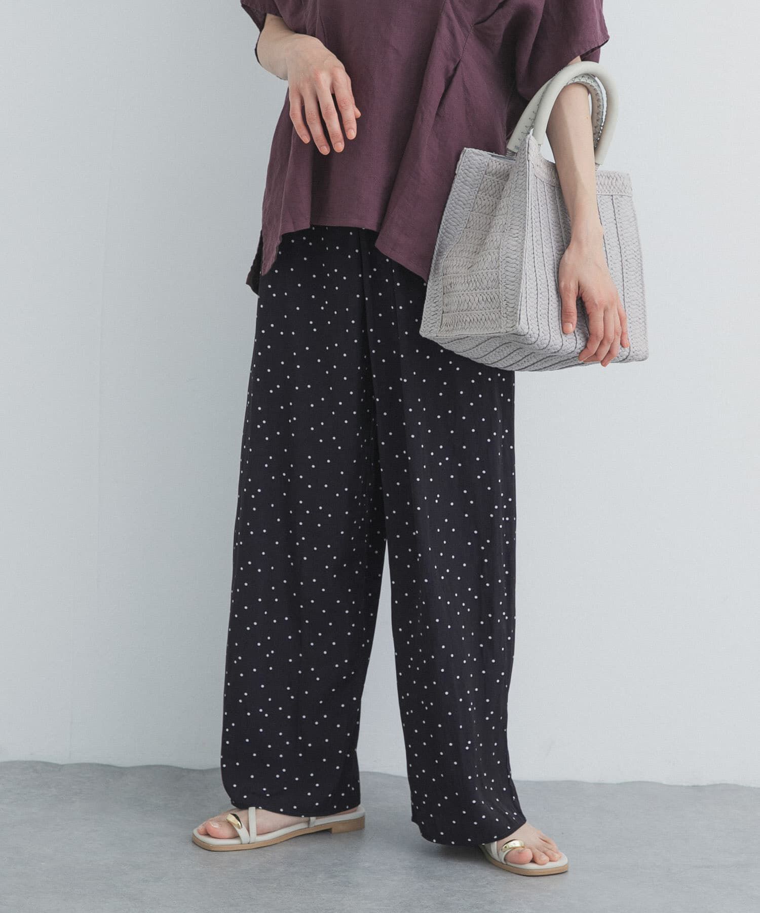 URBAN RESEARCH DOORS「ドットドライタッチリラックスパンツ」|その他|