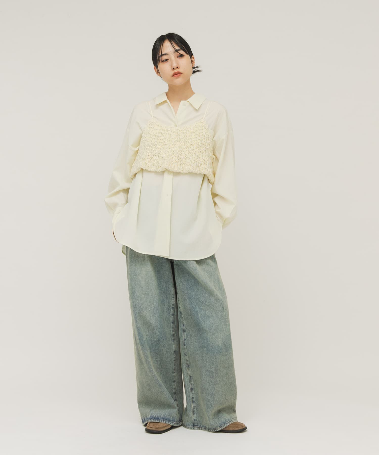 「オーバーサイズミニマルシャツ」|シャツ・ブラウス|