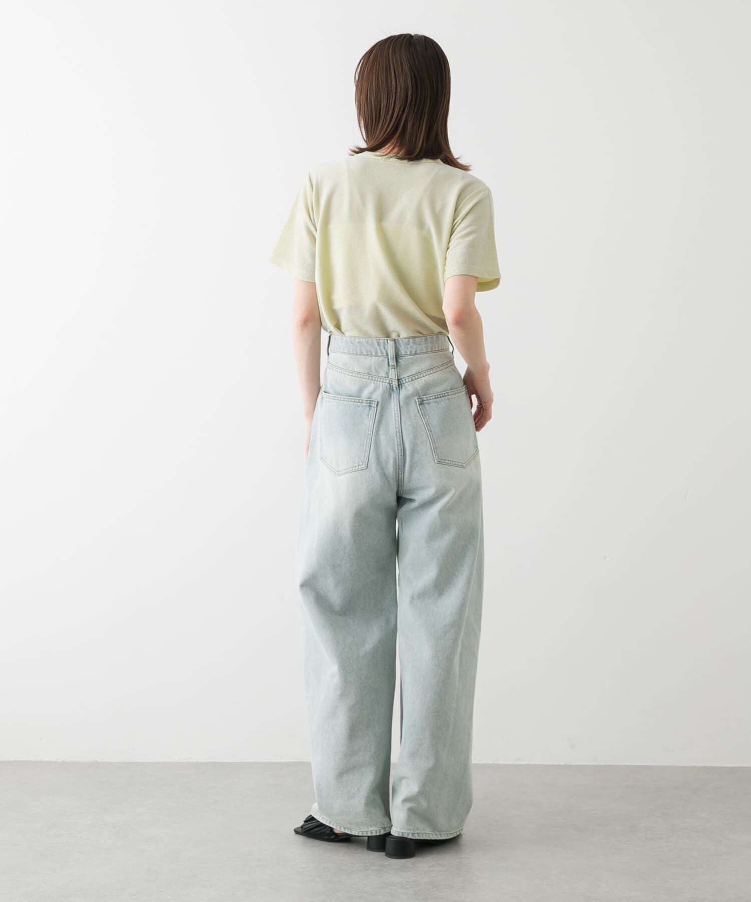 SENSE OF PLACE by URBAN RESEARCH「クルーネックラメTシャツ(半袖)」|Tシャツ・カットソー|