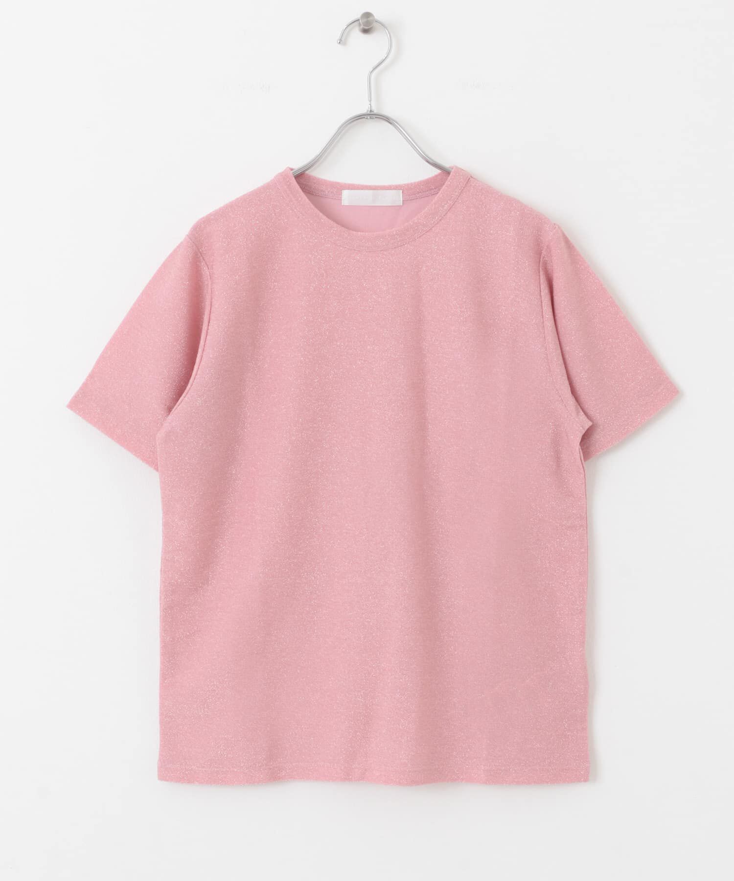 SENSE OF PLACE by URBAN RESEARCH「クルーネックラメTシャツ(半袖)」|Tシャツ・カットソー|