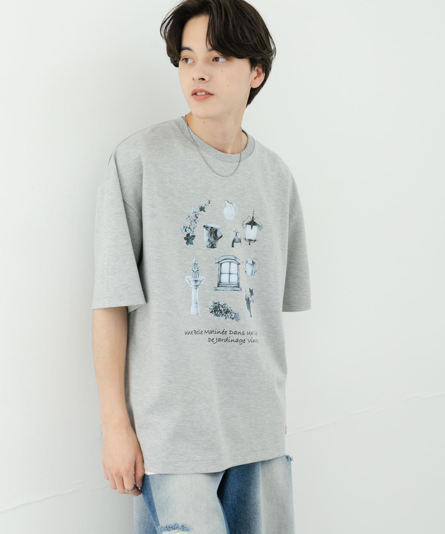 SENSE OF PLACE by URBAN RESEARCH「Garden graphic Short-Sleeve T-shirts」|Tシャツ・カットソー|