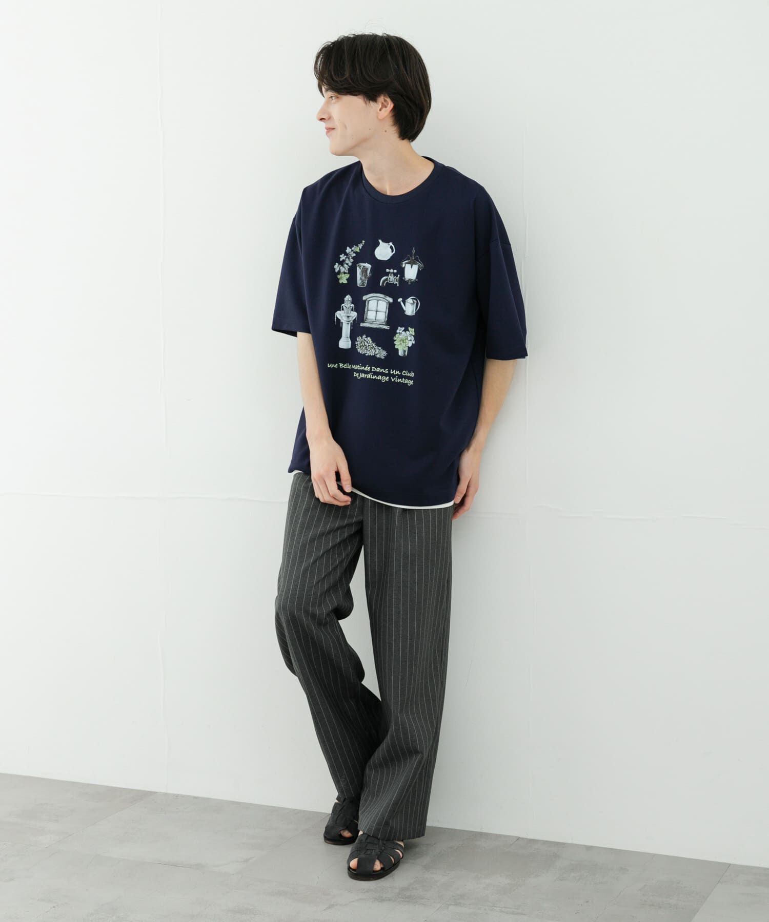 SENSE OF PLACE by URBAN RESEARCH「Garden graphic Short-Sleeve T-shirts」|Tシャツ・カットソー|