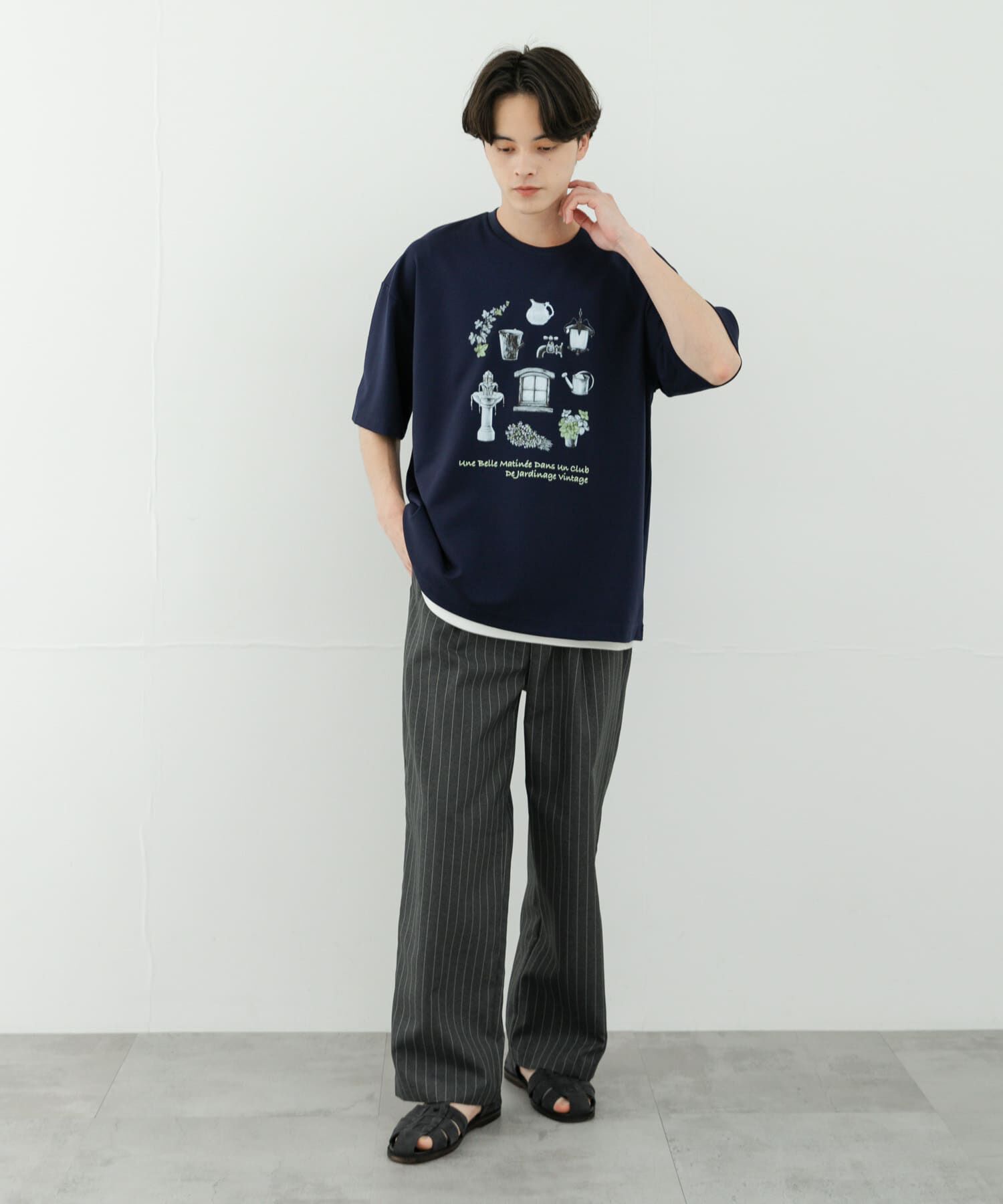 SENSE OF PLACE by URBAN RESEARCH「Garden graphic Short-Sleeve T-shirts」|Tシャツ・カットソー|