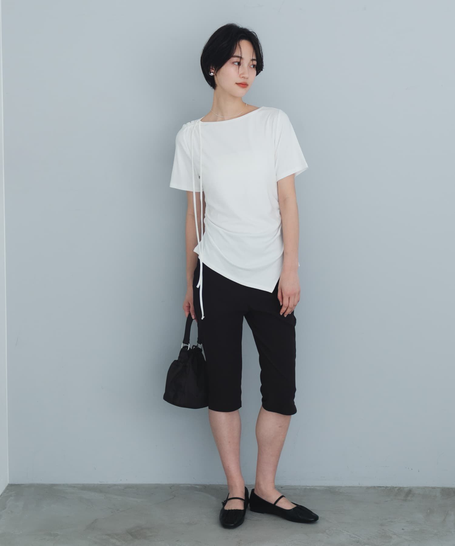 SENSE OF PLACE by URBAN RESEARCH「アシメデザインTシャツ(半袖)」|Tシャツ・カットソー|