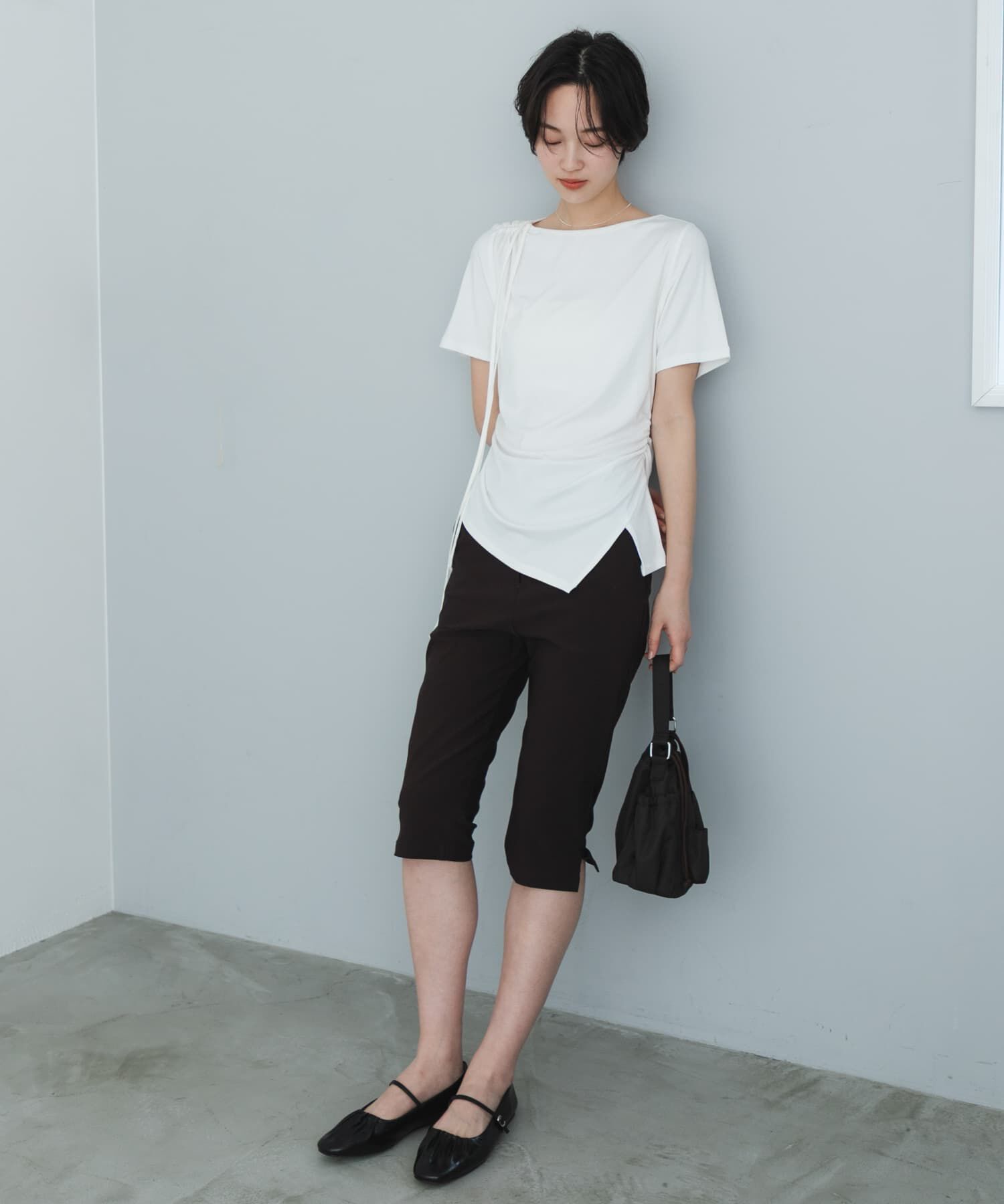 SENSE OF PLACE by URBAN RESEARCH「アシメデザインTシャツ(半袖)」|Tシャツ・カットソー|
