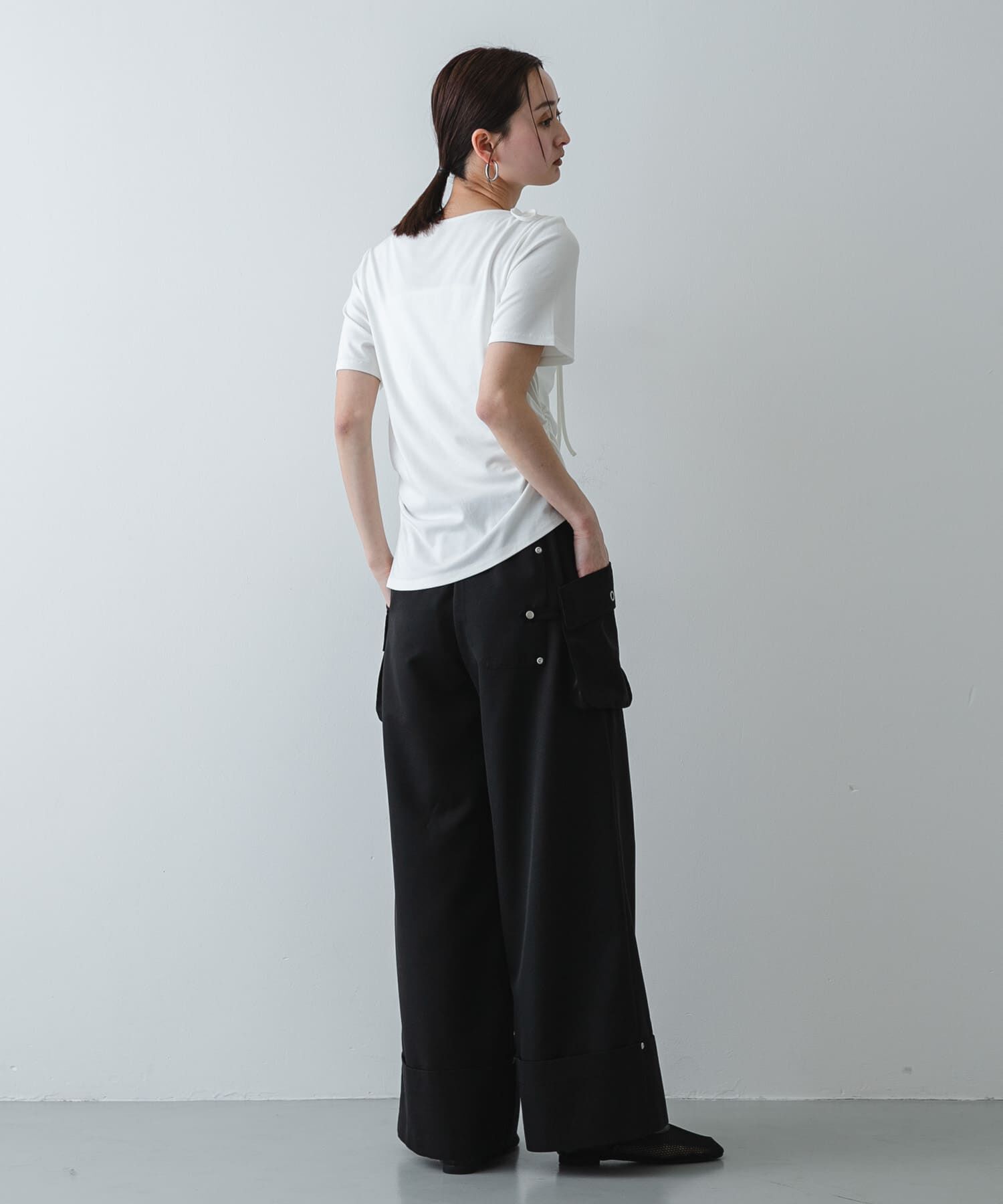 SENSE OF PLACE by URBAN RESEARCH「アシメデザインTシャツ(半袖)」|Tシャツ・カットソー|