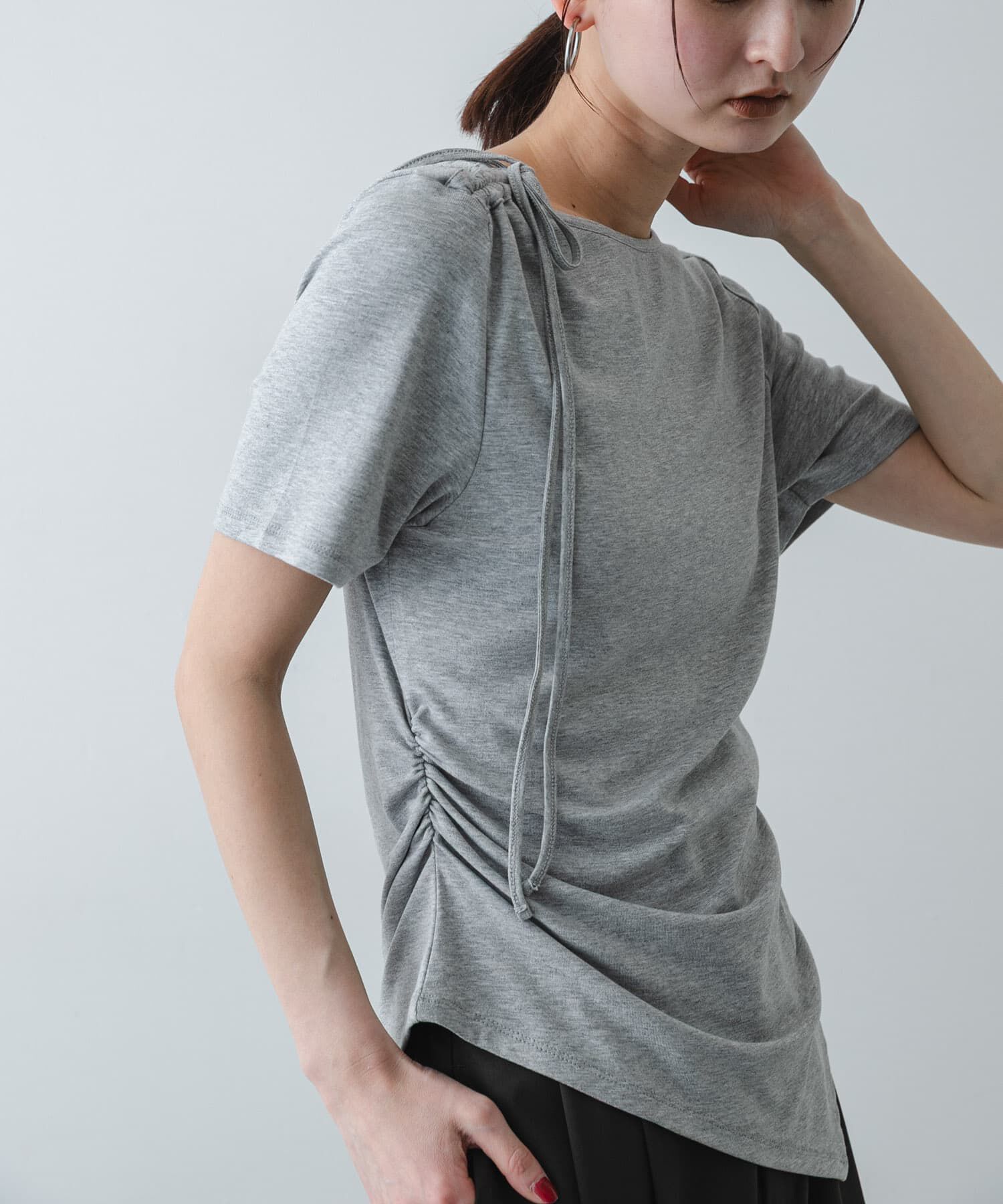 SENSE OF PLACE by URBAN RESEARCH「アシメデザインTシャツ(半袖)」|Tシャツ・カットソー|