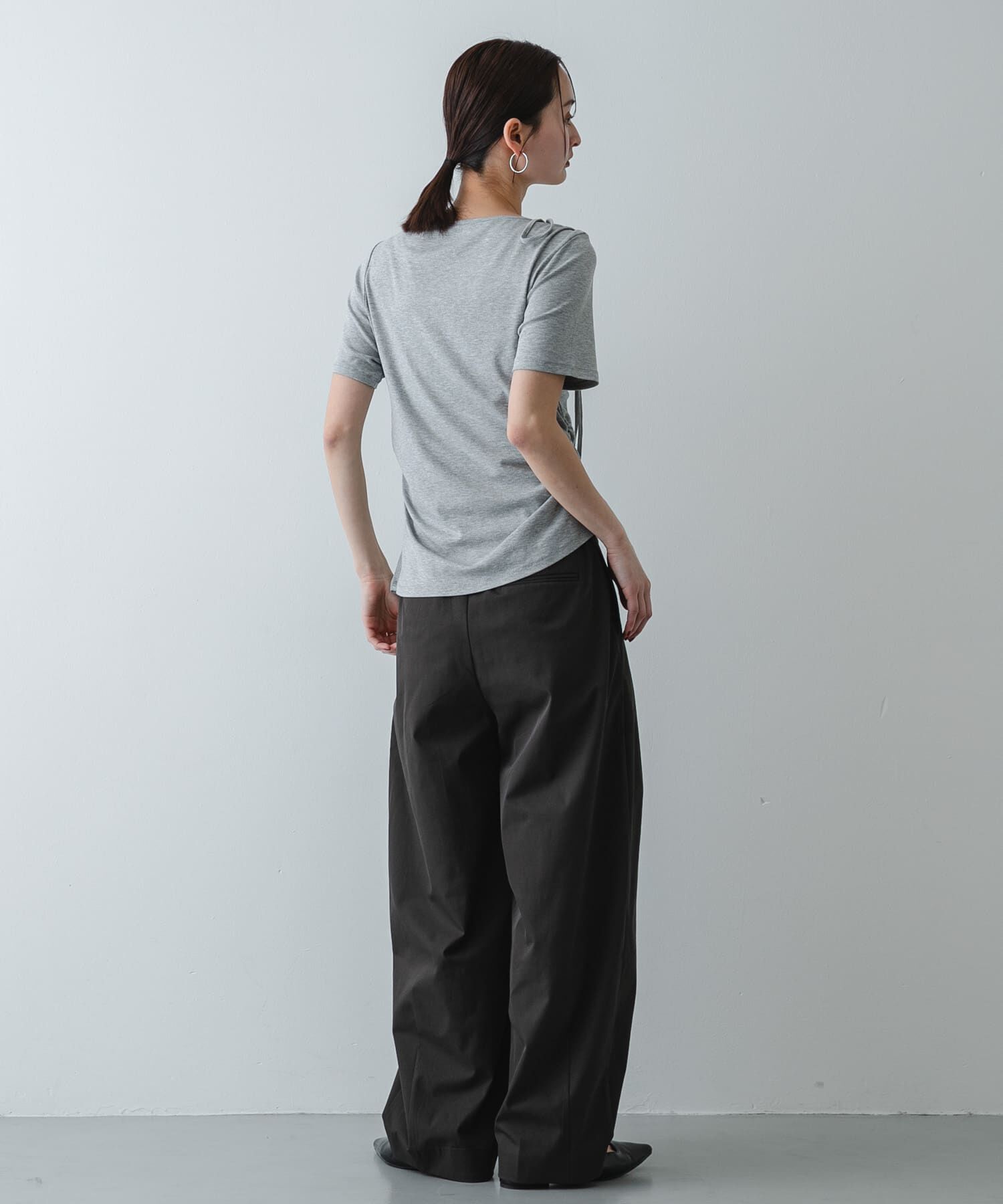 SENSE OF PLACE by URBAN RESEARCH「アシメデザインTシャツ(半袖)」|Tシャツ・カットソー|