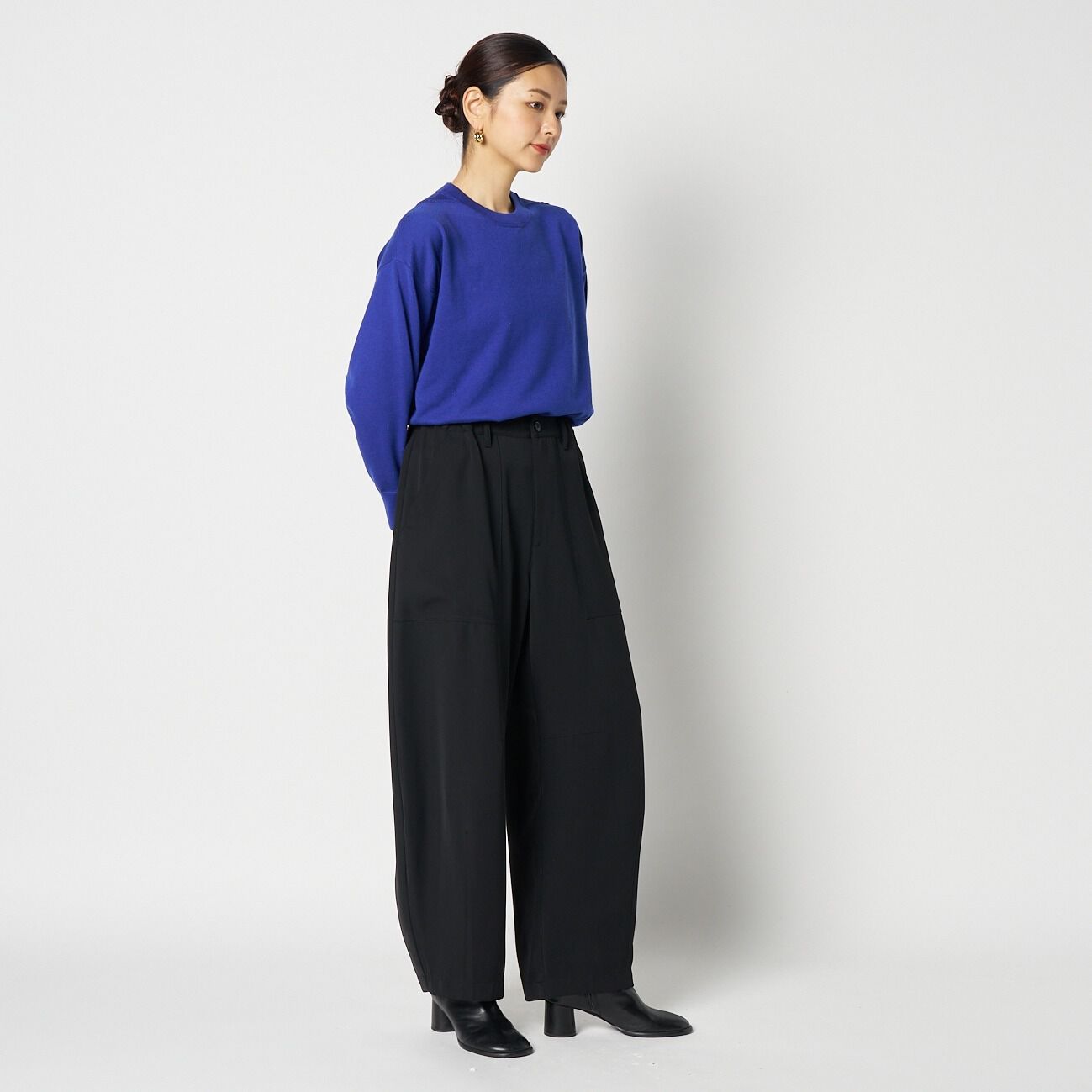 HELIOPOLE「HELIOPOLE DRAPE TWILL MILITARY PANTS」|チノ|