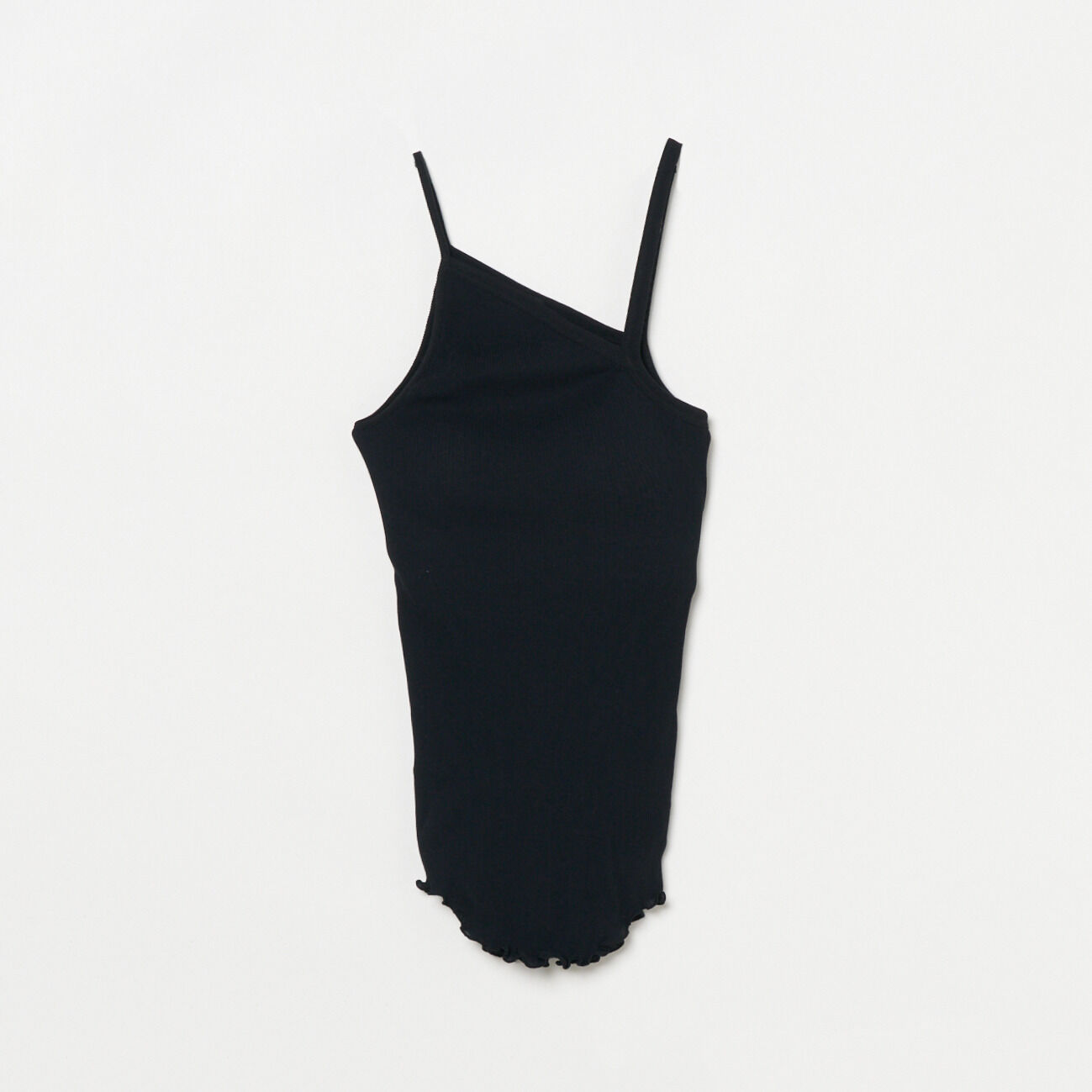  「HAKUJI Twist cotton bra tank cami」|Tシャツ・カットソー|ブラック