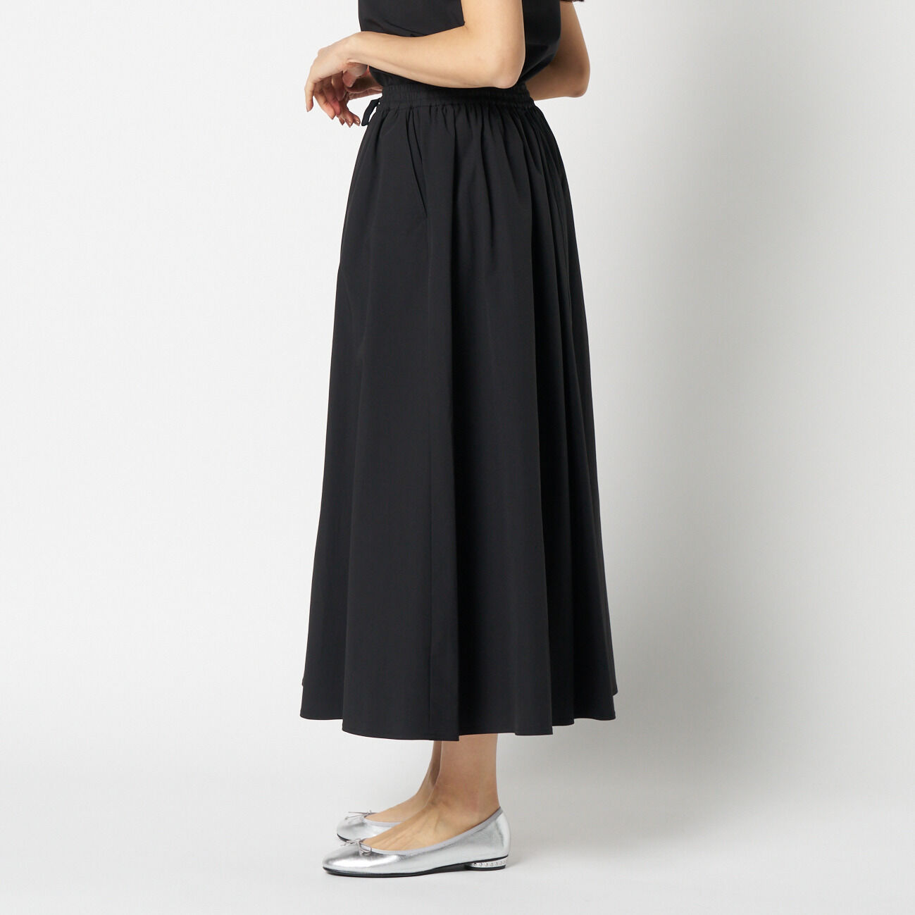 HELIOPOLE「HELIOPOLE DRAWSTRING GATHERED SKIRT」|スカート|
