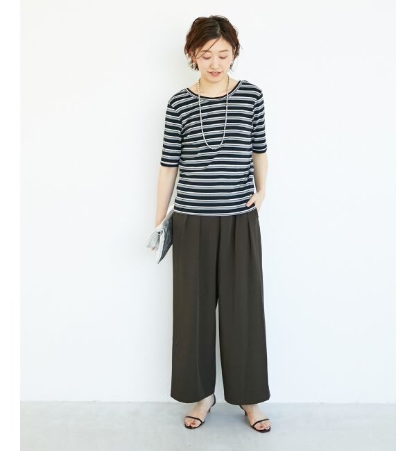  「《手洗い可能》フルダルダブルタックワイドパンツ」|その他|