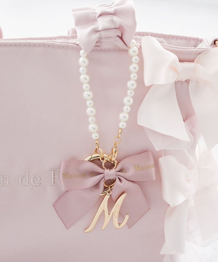 Maison de FLEUR「イニシャルリボンパールチャーム」|その他|