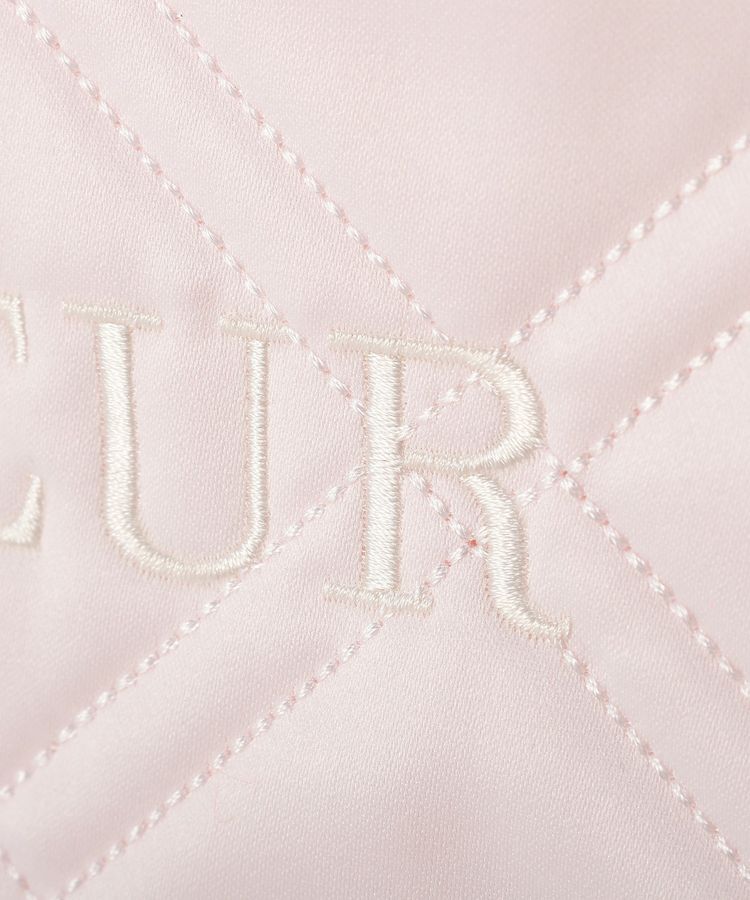 Maison de FLEUR「【A4対応/キャリーオン】ギャザーハンドルキルティングキャリーオンバッグ」|トートバッグ|