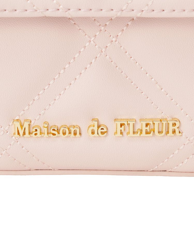 Maison de FLEUR「【2Way】キルティングフラップバッグ」|ハンドバッグ|