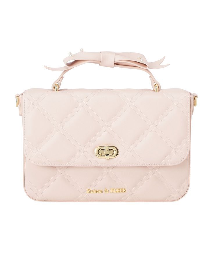 Maison de FLEUR「【2Way】キルティングフラップバッグ」|ハンドバッグ|