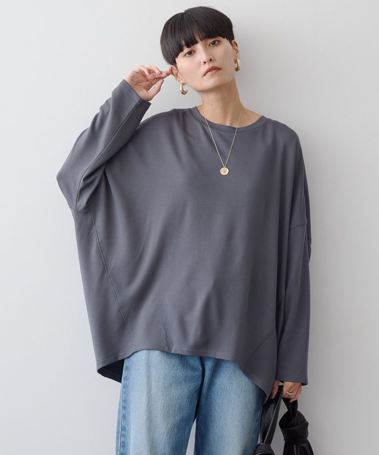 AMERICAN HOLIC「抗菌防臭ライトポンチコクーンカットプルオーバー」|Tシャツ・カットソー|