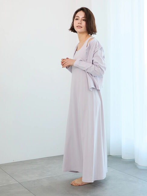 Te chichi「ワンポイント刺繍ロングワンピース」|ワンピース|