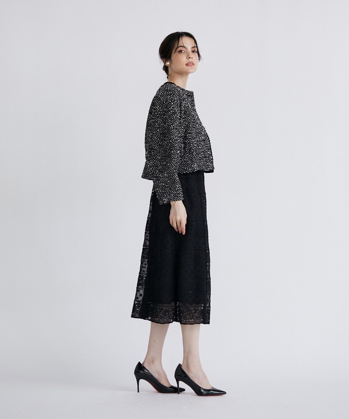 Maglie le cassetto「《M Maglie le cassetto》スパンコールツイードジャケット」|その他|