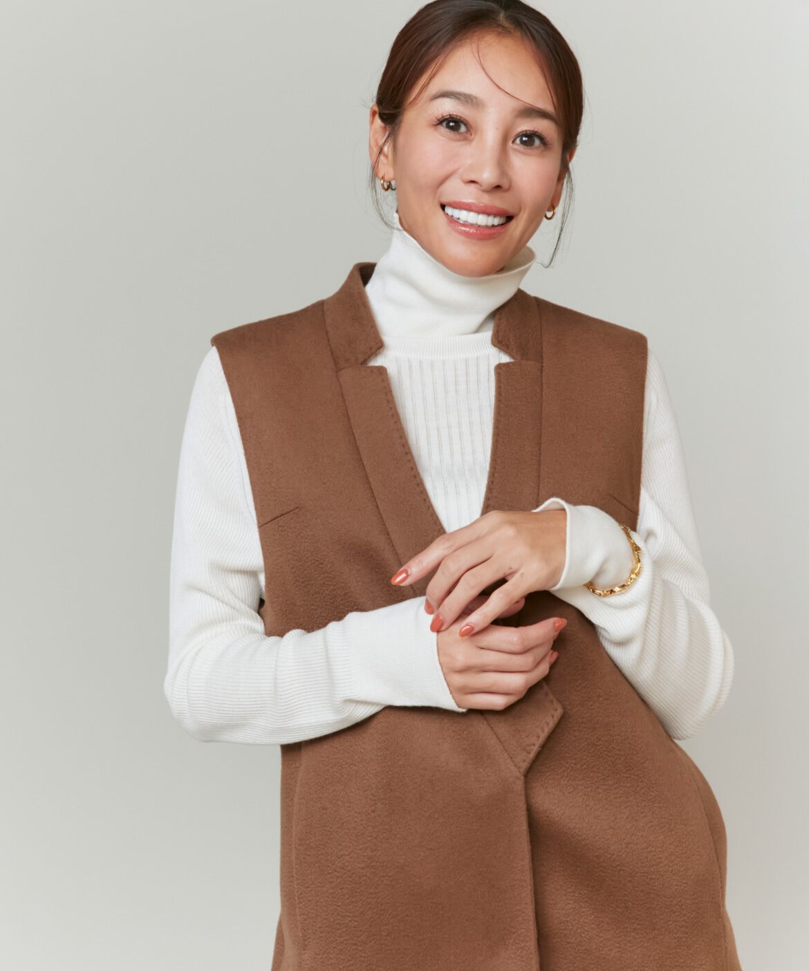 INED「《大きいサイズ》カシミヤジレ《大草直子コラボ》《COLOMBO》」|その他|