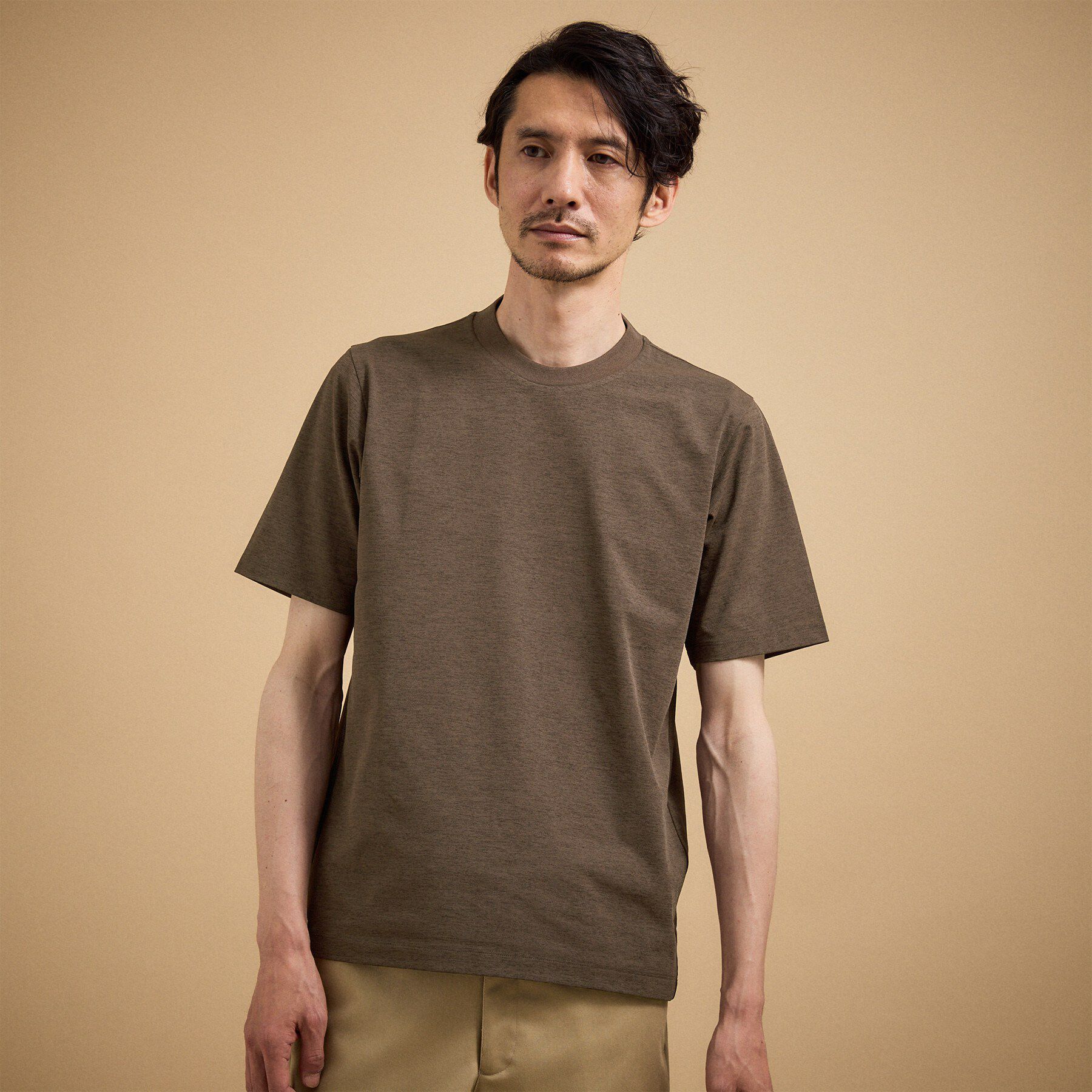 TAKEO KIKUCHI「【汗染み軽減】テーラード Tシャツ」|Tシャツ・カットソー|
