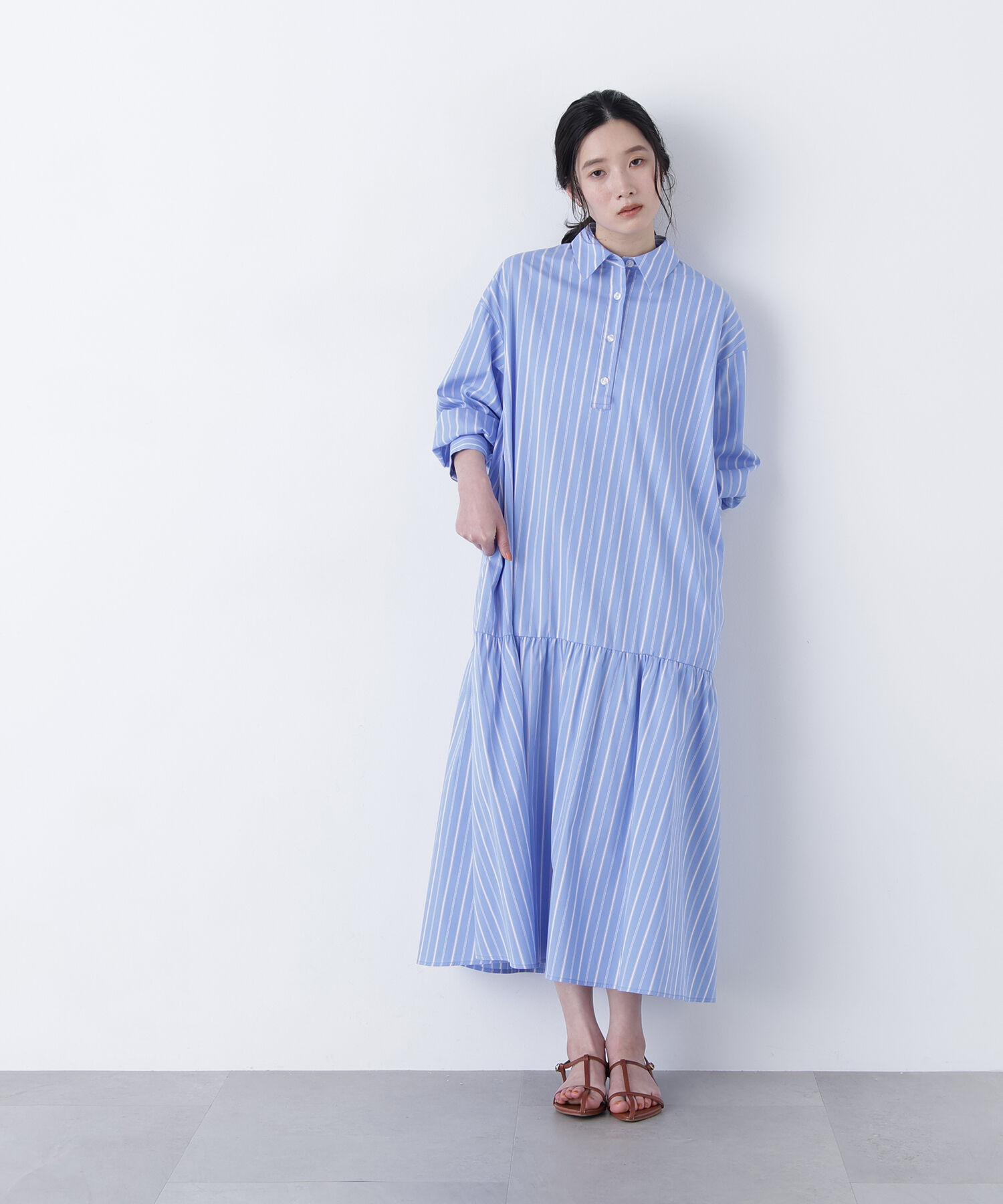  「〈N.〉オーバーシャツワンピース」|ワンピース|