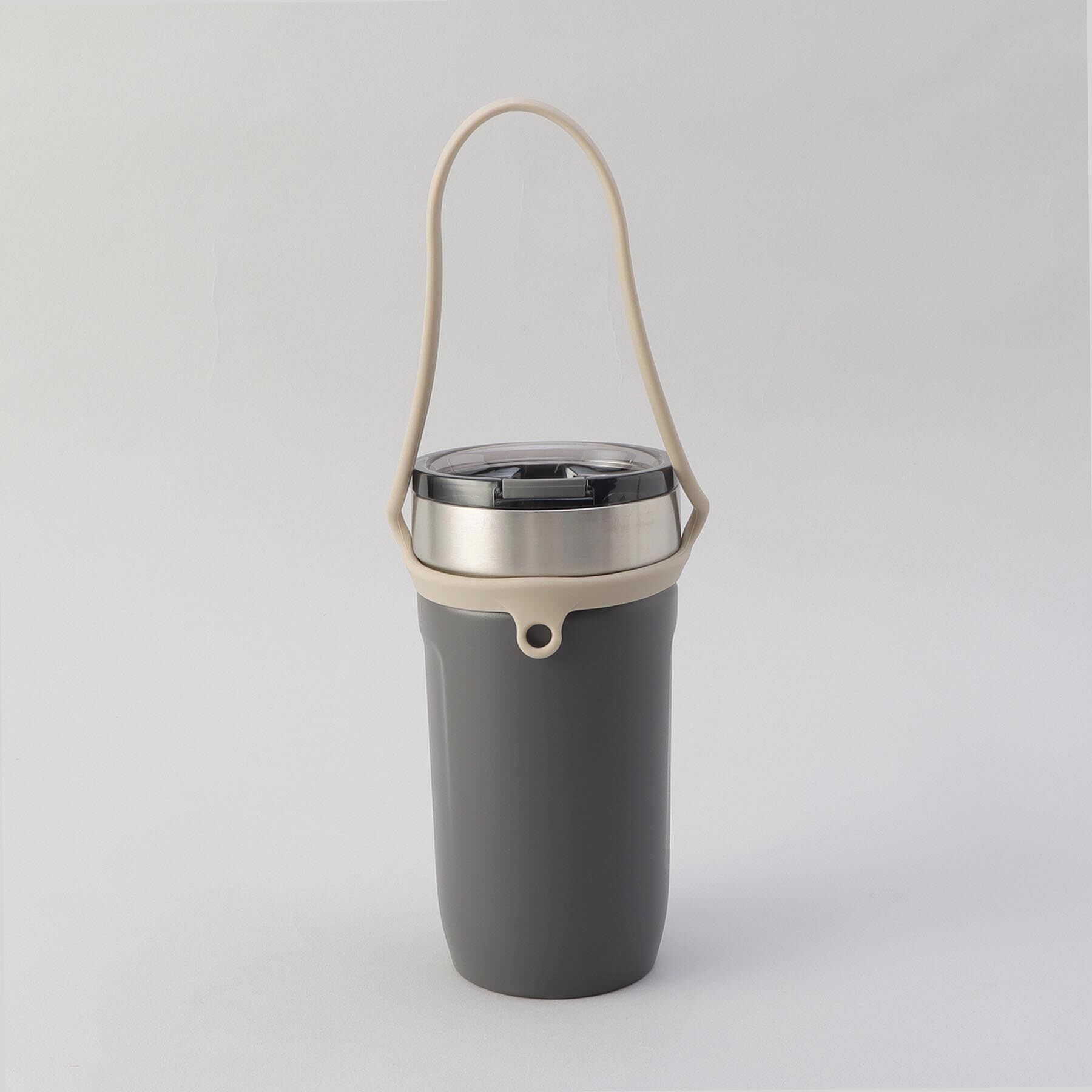212 KITCHEN STORE「ストロー付3wayタンブラー520ml チャコール」|食器・キッチングッズ|