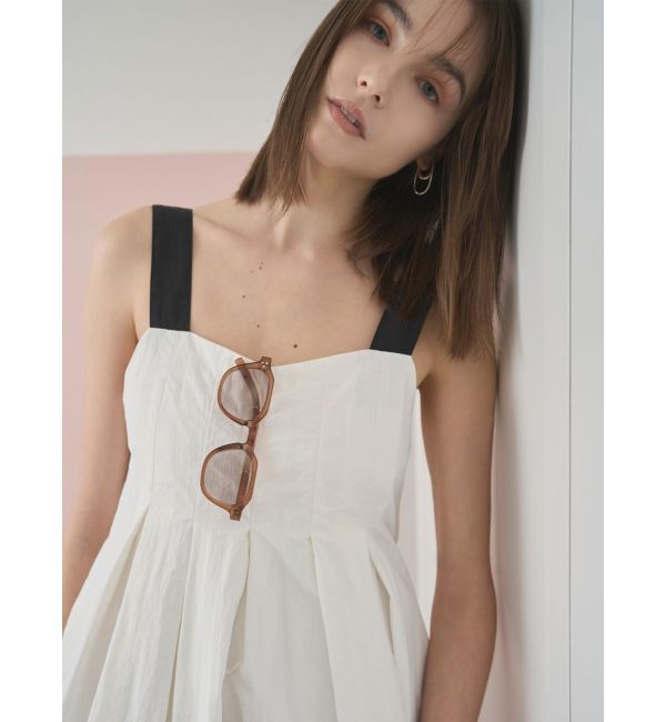 ELENDEEK「BICOLOR STRAP OP」|ワンピース|