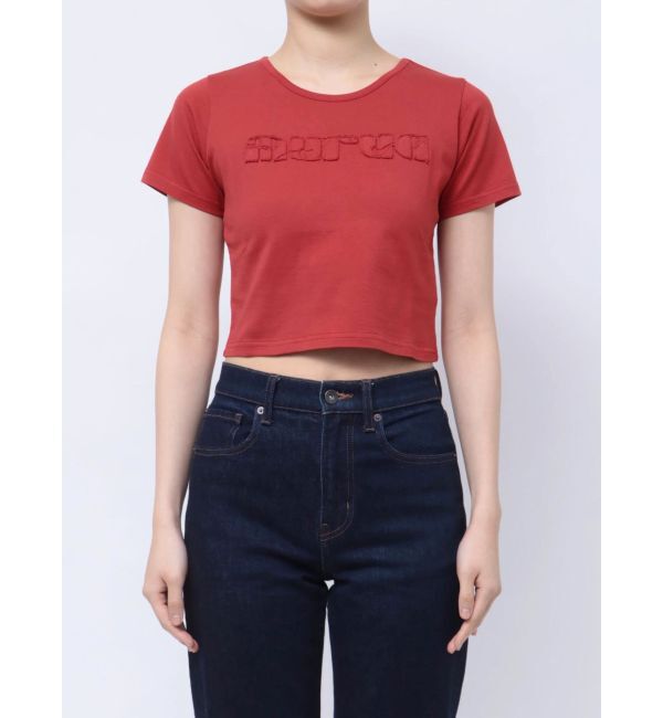 MURUA「パッチステッチクロップドT」|Tシャツ・カットソー|