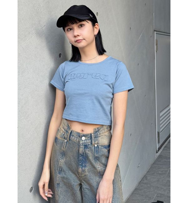 MURUA「パッチステッチクロップドT」|Tシャツ・カットソー|