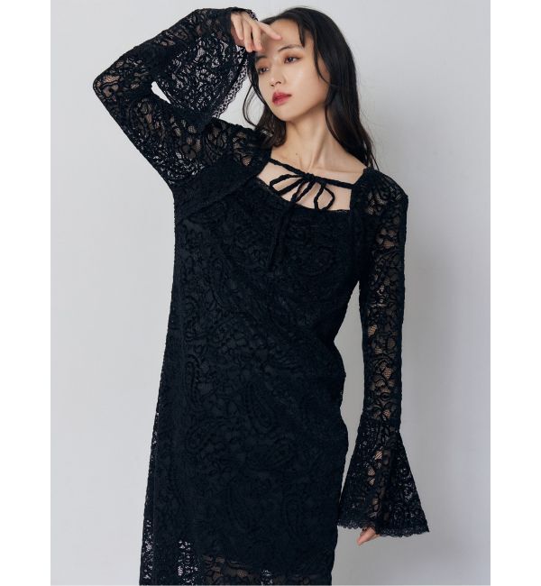 MURUA「ブラッシュレースワンピース」|ワンピース|
