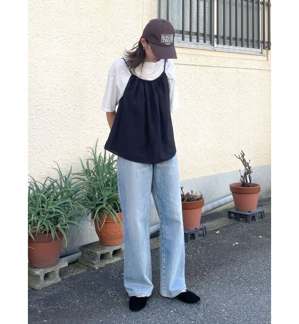 Ungrid「ミニスラブビッグシルエットロゴTee」|Tシャツ・カットソー|