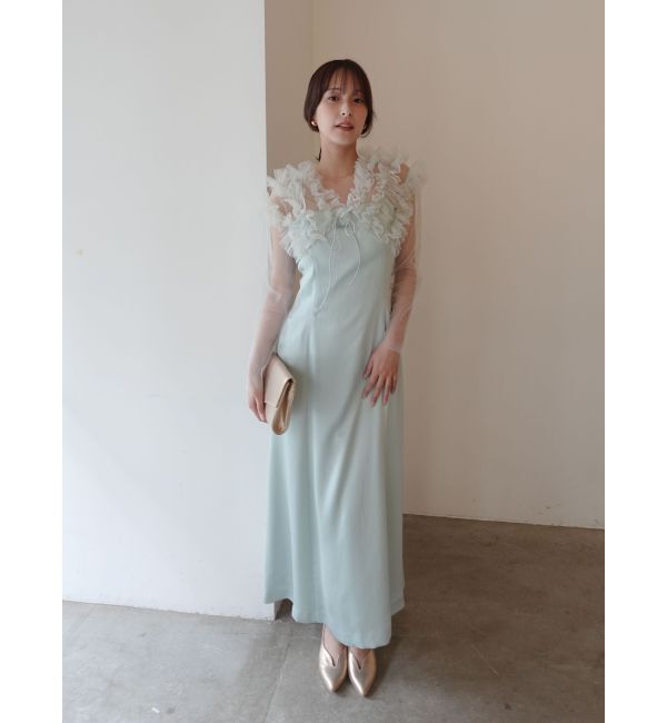 LAGUNAMOON「LADYチュールボレロキャミワンピース」|ドレス|