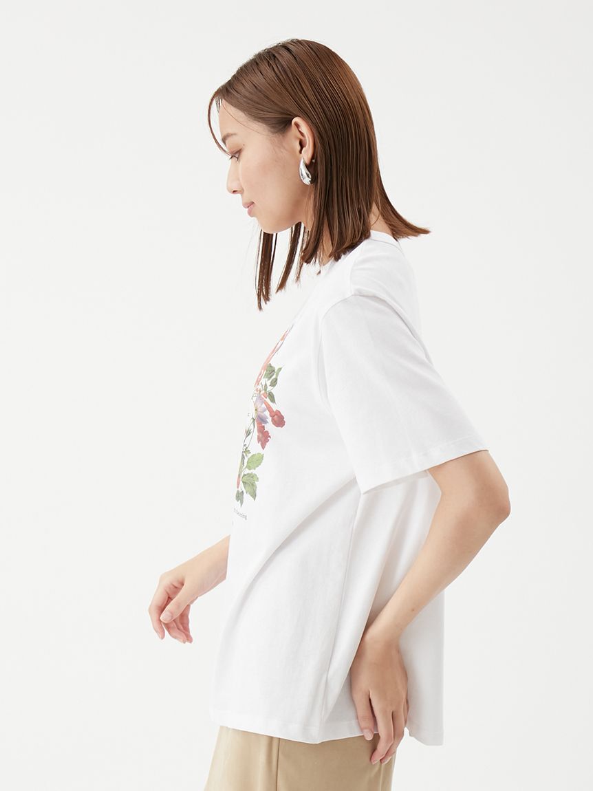 Mila Owen「ボタニカルグラフィックTシャツ」|Tシャツ・カットソー|