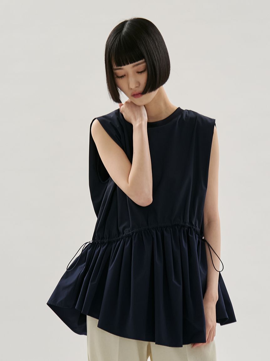 emmi atelier「フレアドッキングカットソー」|Tシャツ・カットソー|