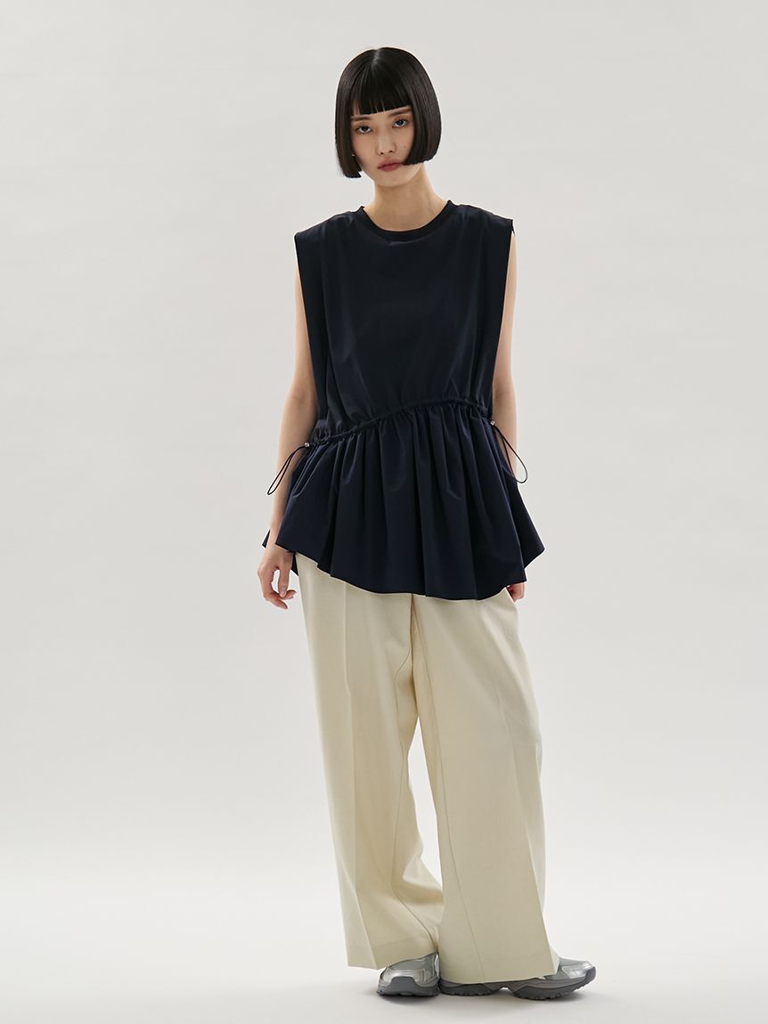 emmi atelier「フレアドッキングカットソー」|Tシャツ・カットソー|