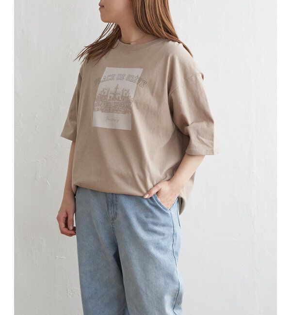 Lbc with Life「スーベニアプリントビッグTシャツ」|Tシャツ・カットソー|