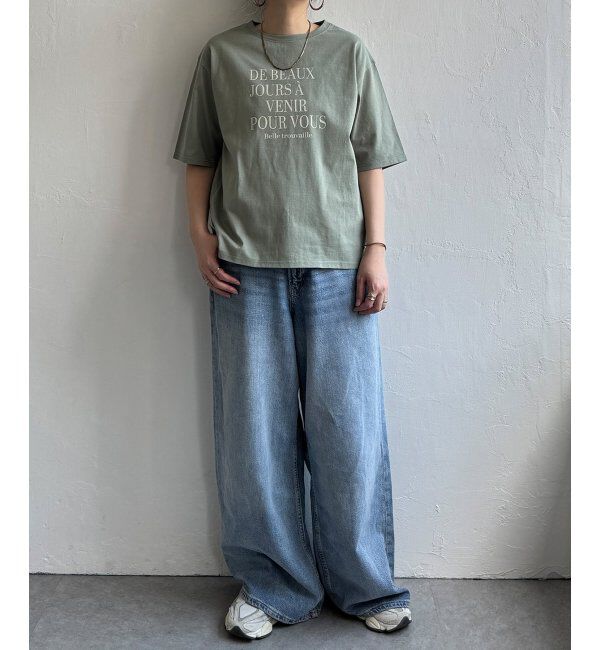 Lbc with Life「プリントロゴビッグTシャツ」|Tシャツ・カットソー|