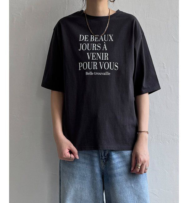 Lbc with Life「プリントロゴビッグTシャツ」|Tシャツ・カットソー|