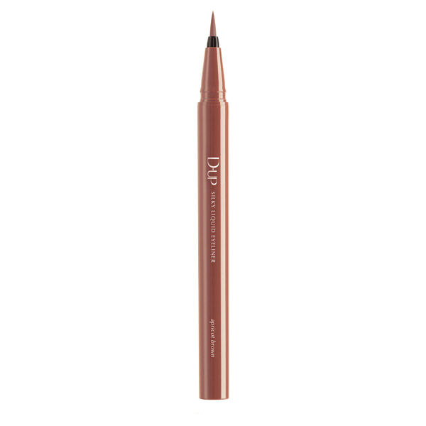  「D-UP(ディーアップ) シルキーリキッドアイライナーWP アプリコットブラウン (0.6ml（28g）)」|アイライナー|
